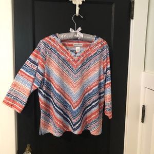 Woman’s top Alfred Dunner 3/4 sleeve